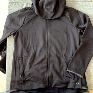 Gap fit black fleece lined hoodie.